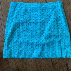 J.crew turquoise women’s skirt